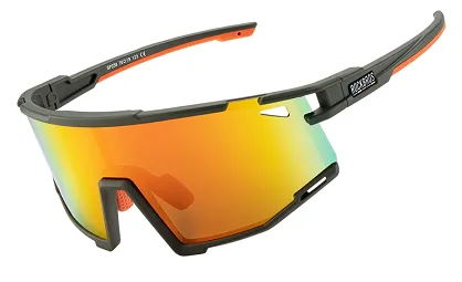 Okulary sportowe polaryzacyjne Rockbros SP258 - black red