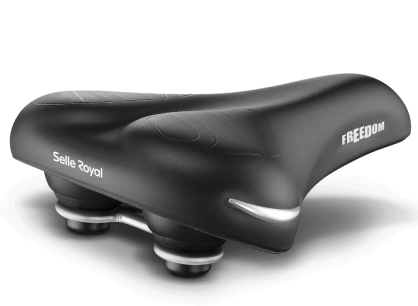 Siodło SELLEROYAL PREMIUM MODERATE 60st. FREEDOM STRENGHTEX żelowe + elastomery unisex