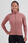 Ciepła damska bluza rowerowa Rogelli ESSENTIAL DWR - różowa - 3