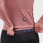 Ciepła damska bluza rowerowa Rogelli ESSENTIAL DWR - różowa - 6
