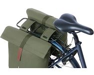 Sakwa miejska podwójna BASIL City Double Bag 32L MIK - moss green - 7