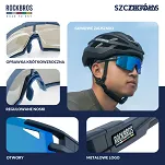 Okulary sportowe polaryzacyjne Rockbros SP258 - blue - 4