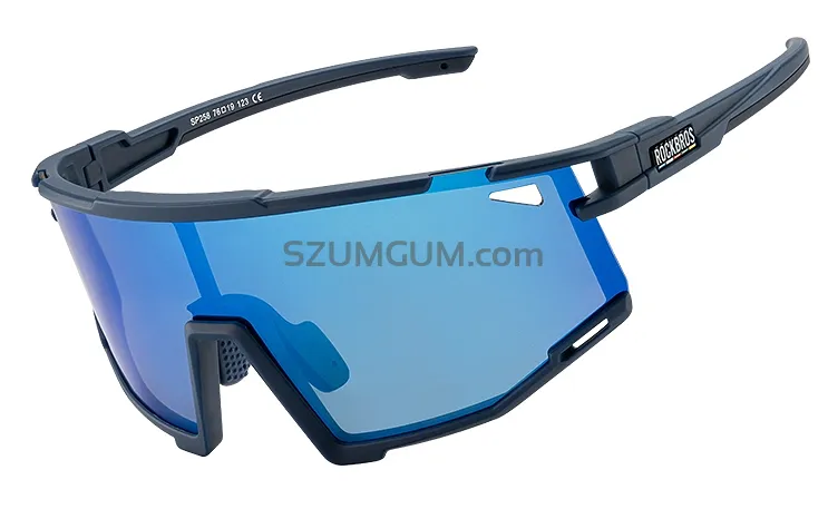 Okulary sportowe polaryzacyjne Rockbros SP258 - blue