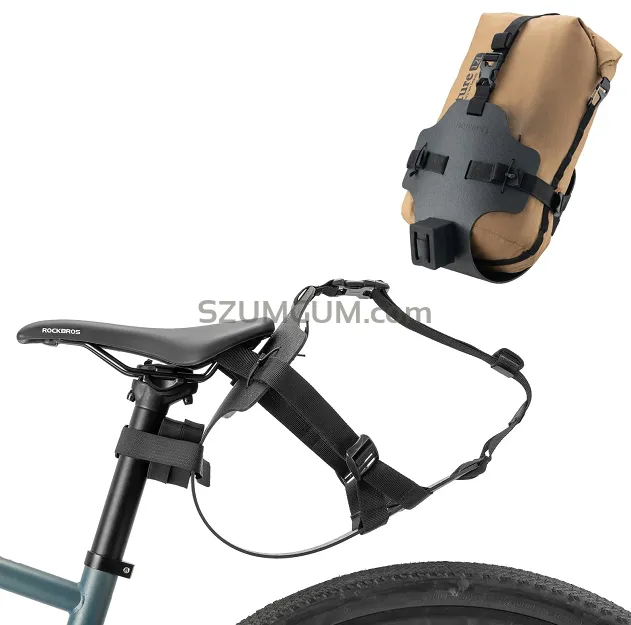 Lekki uchwyt podsiodłowy do torby bikepacking Qunature E006