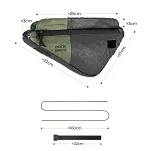Ekologiczna torebka pod ramę 0,7 L - Rockbros DB003 - 5