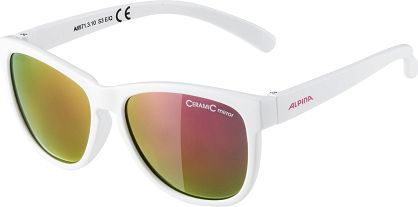 Alpina Okulary dziecięce  JUNIOR LUZY - White gloss