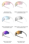 Okulary fotochromowe Rockbros SP359 - transparent / orchid - 12