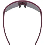 Okulary Uvex Ramp - burgundy matt / mirror rose - 4