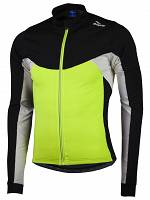   Termiczna bluza rowerowa RECCO 2.0 z długim rękawem, zółta neon - 001.139 roz. S