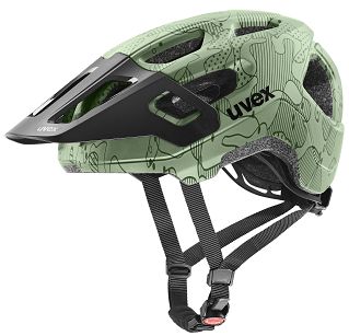 Kask dziecięcy Uvex React jr. - moss green altimeter matt