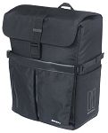 Troba boczna Basil Move commuter bicycle bag MIK Hooks / single pannier bag / 15 litres / black - 2