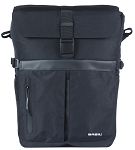 Troba boczna Basil Move commuter bicycle bag MIK Hooks / single pannier bag / 15 litres / black - 3