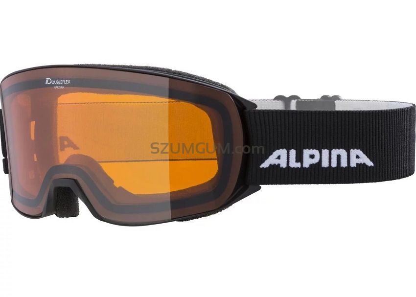 ALPINA GOGLE M40 NAKISKA Black-matt - szkło ORANGE S2