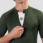 Koszulka na rower Rogelli ESSENTIAL II - Zielona khaki - 5