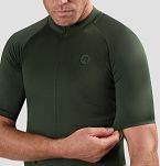 Koszulka na rower Rogelli ESSENTIAL II - Zielona khaki - 6