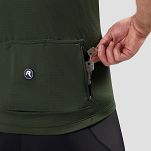 Koszulka na rower Rogelli ESSENTIAL II - Zielona khaki - 7