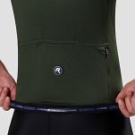 Koszulka na rower Rogelli ESSENTIAL II - Zielona khaki - 8