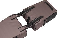 Troby boczne Basil Move - bicycle double bag / 30 liter / brown - 5