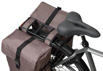 Troby boczne Basil Move - bicycle double bag / 30 liter / brown - 8
