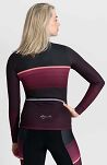 Ocieplana damska bluza rowerowa Rogelli IMPRESS II, purpurowo-różowa - 4