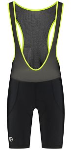 Spodenki rowerowe Rogelli CORE COLORED - czarno-żółte odblaskowe