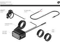 Lampka przednia E-bike Knog Blinder E 2300 - 12