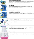 Thermos Foogo - niemowlęcy termos na napoje (stopień 1,2,3) - różowy - 5
