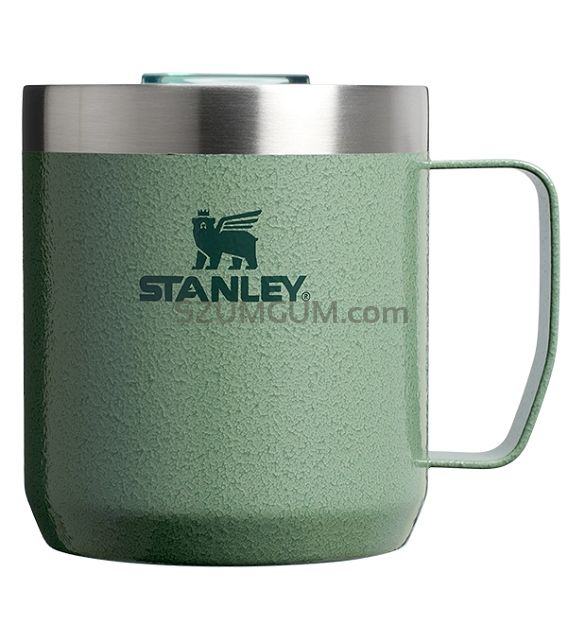 Kubek kempingowy z pokrywką Stanley Camp Mug 0,35L - Zielony