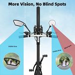 Lusterko rowerowe Rockbros HD Blast-Resistant Bike Mirror - 12