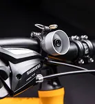 Dzwonek rowerowy Rockbros BB2504 2w1 (tryb cowbell) – silver - 16