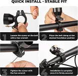 Dzwonek rowerowy Rockbros BB2504 2w1 (tryb cowbell) – silver - 19