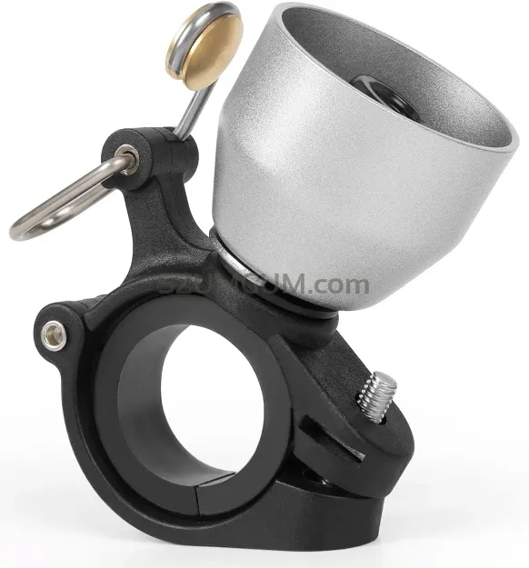 Dzwonek rowerowy Rockbros BB2504 2w1 (tryb cowbell) – silver