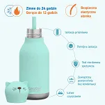 Butelka termiczna Asobu Bestie Bottle 473 ml - Seal - 4