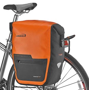 Wodoszczelna sakwa Ibera PakRak Waterproof Panniers IB-BA20- orange