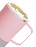 Kubek termiczny Asobu Tower z powłoką ceramiczną 590ml - pastel orange - 2