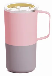 Kubek termiczny Asobu Tower z powłoką ceramiczną 590ml - pastel orange