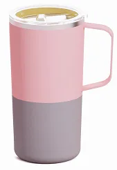 Kubek termiczny Asobu Tower z powłoką ceramiczną 590ml - pastel orange