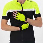 Rękawiczki rowerowe Rogelli CORE odblaskowo żółte - 2
