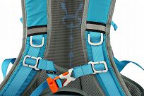 Plecak sportowy Axon Asterix 18L turkusowy - stelaż z siateczką - 9