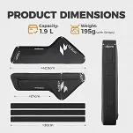 100% woodoodporna torba pod ramę Rockbros AS-152 - 1,9 L - 14