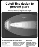 Lampka rowerowa Rockbros Front Light RHL 3000 Lumen z mocowaniem pod GoPro - 17