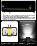 Lampka rowerowa Rockbros Front Light RHL 3000 Lumen z mocowaniem pod GoPro - 22