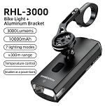Lampka rowerowa Rockbros Front Light RHL 3000 Lumen z mocowaniem pod GoPro - 2