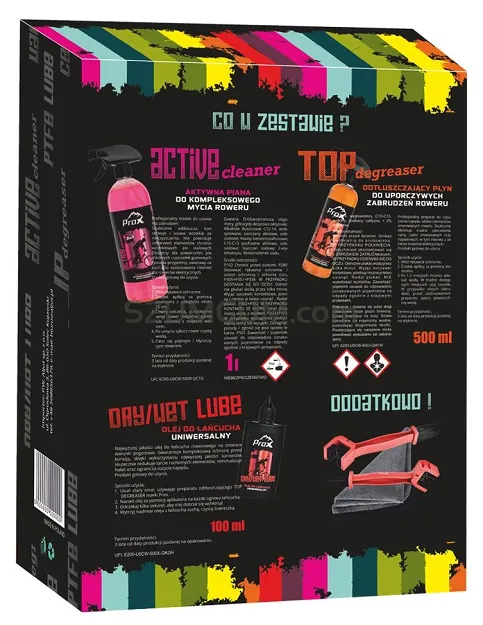 Zestaw Prox do pielęgnacji roweru