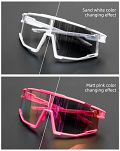Okulary sportowe fotochromowe Rockbros SP258 - pink - 10