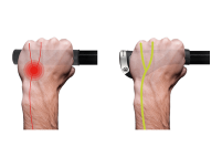 Chwyty rowerowe ERGON Grip Gp1 Evo Single Twistshift - 11