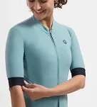 Damska koszulka kolarska Rogelli SIGNATURE  - niebieska - 5