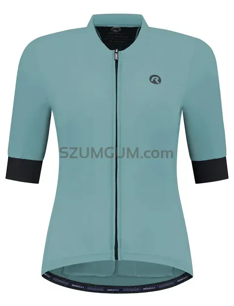 Damska koszulka kolarska Rogelli SIGNATURE  - niebieska