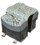 Sakwa miejska podwójna BASIL BOHEME DOUBLE BAG 35L, mocowanie na paski lub MIK system - charcoal - 7