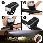 Przednia lampka Alogy Bike Light 800lm 1 LED - 12